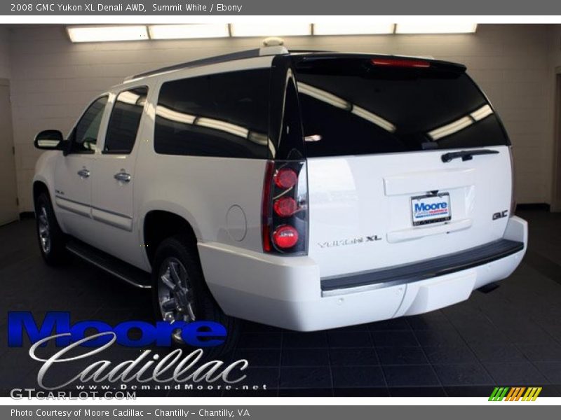 Summit White / Ebony 2008 GMC Yukon XL Denali AWD