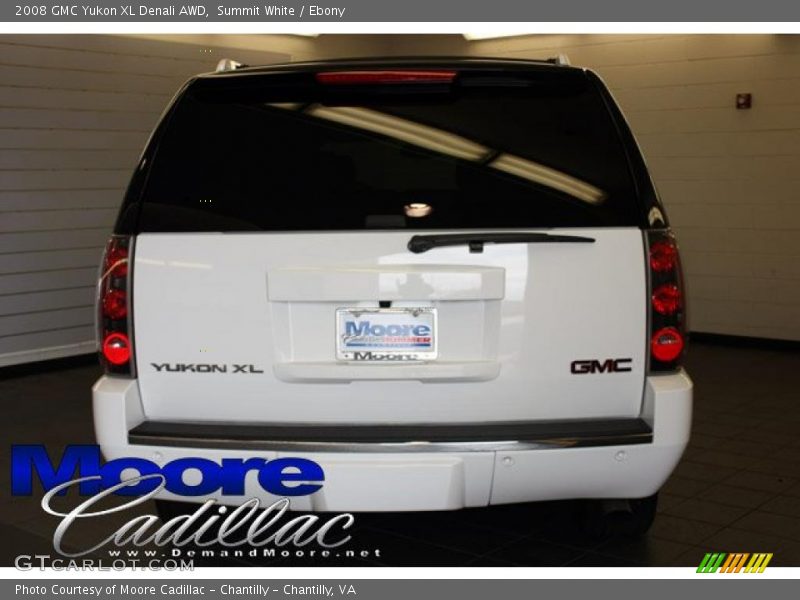 Summit White / Ebony 2008 GMC Yukon XL Denali AWD