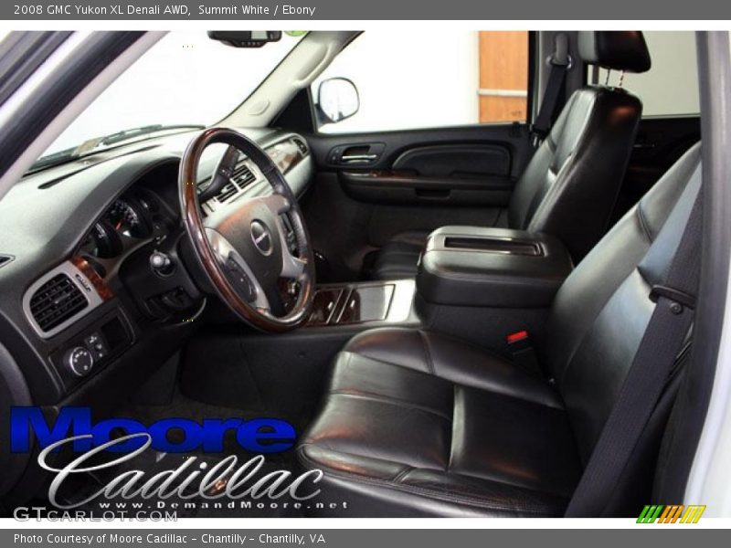 Summit White / Ebony 2008 GMC Yukon XL Denali AWD