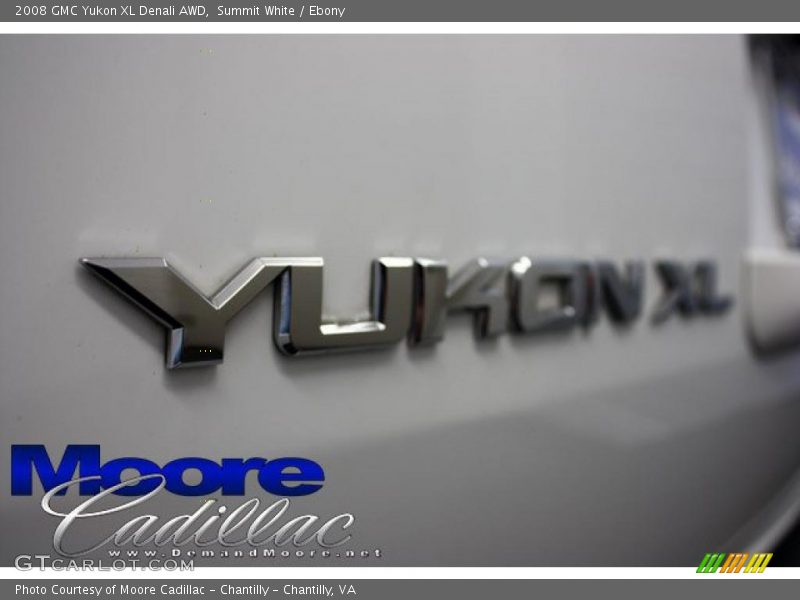 Summit White / Ebony 2008 GMC Yukon XL Denali AWD