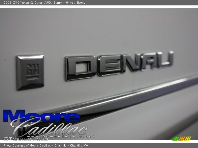Summit White / Ebony 2008 GMC Yukon XL Denali AWD