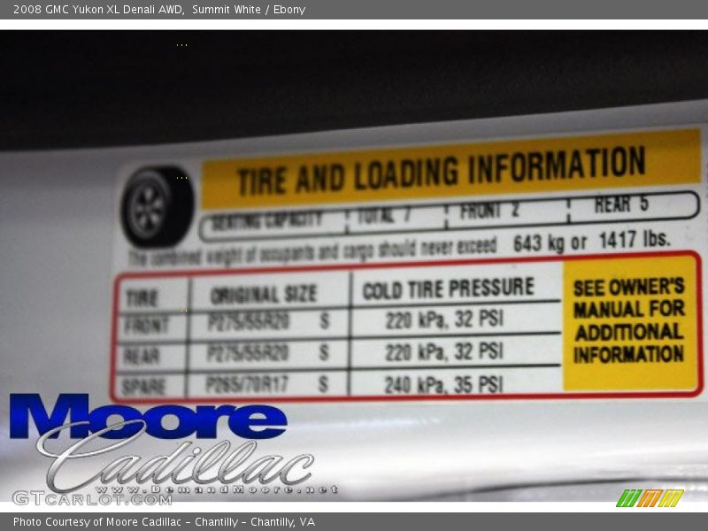 Summit White / Ebony 2008 GMC Yukon XL Denali AWD