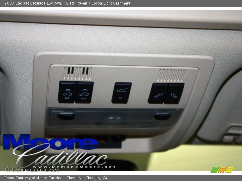 Black Raven / Cocoa/Light Cashmere 2007 Cadillac Escalade ESV AWD