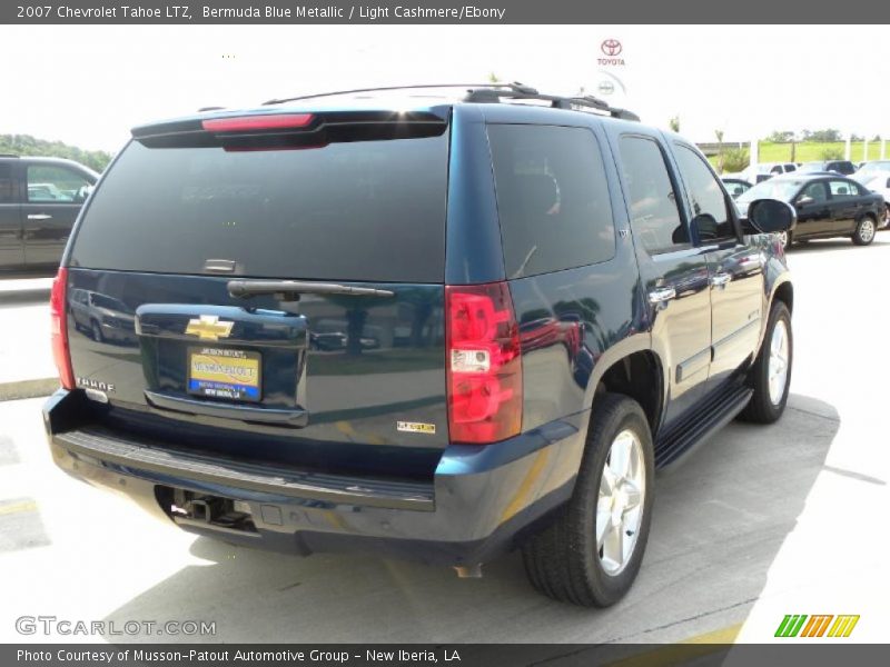 Bermuda Blue Metallic / Light Cashmere/Ebony 2007 Chevrolet Tahoe LTZ