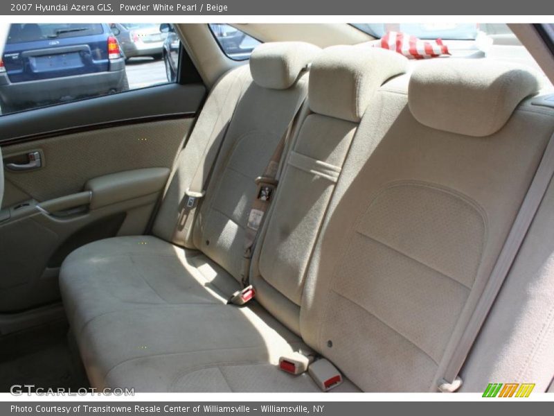 Powder White Pearl / Beige 2007 Hyundai Azera GLS