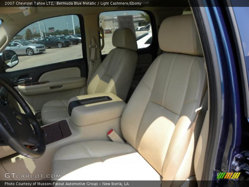 Bermuda Blue Metallic / Light Cashmere/Ebony 2007 Chevrolet Tahoe LTZ