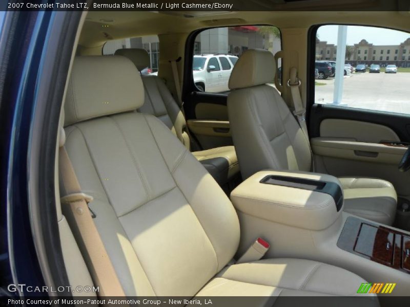 Bermuda Blue Metallic / Light Cashmere/Ebony 2007 Chevrolet Tahoe LTZ