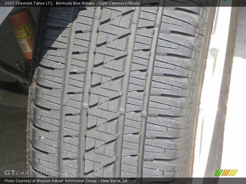 Bermuda Blue Metallic / Light Cashmere/Ebony 2007 Chevrolet Tahoe LTZ