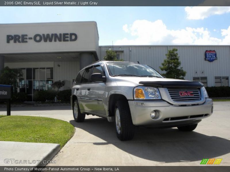 Liquid Silver Metallic / Light Gray 2006 GMC Envoy SLE