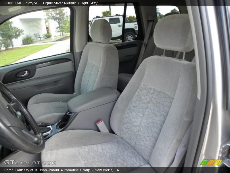 Liquid Silver Metallic / Light Gray 2006 GMC Envoy SLE