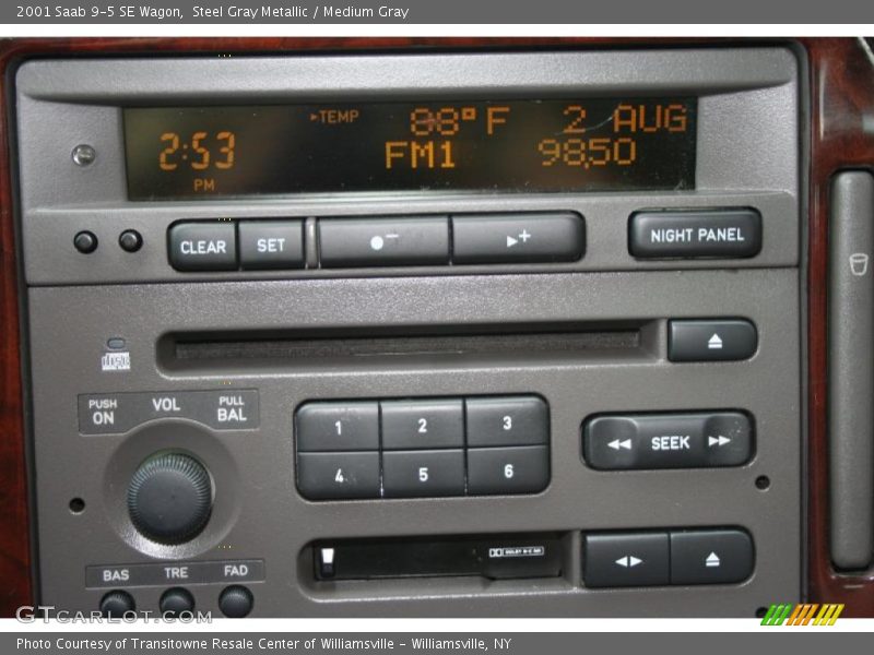Steel Gray Metallic / Medium Gray 2001 Saab 9-5 SE Wagon