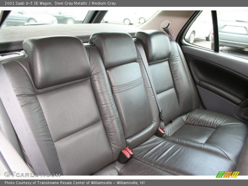 Steel Gray Metallic / Medium Gray 2001 Saab 9-5 SE Wagon