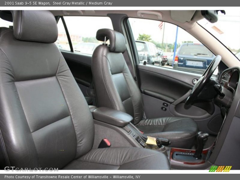 Steel Gray Metallic / Medium Gray 2001 Saab 9-5 SE Wagon