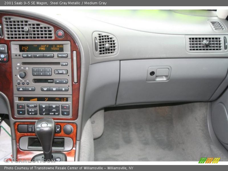 Steel Gray Metallic / Medium Gray 2001 Saab 9-5 SE Wagon