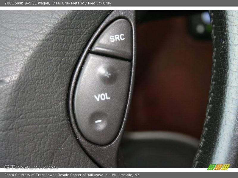 Steel Gray Metallic / Medium Gray 2001 Saab 9-5 SE Wagon