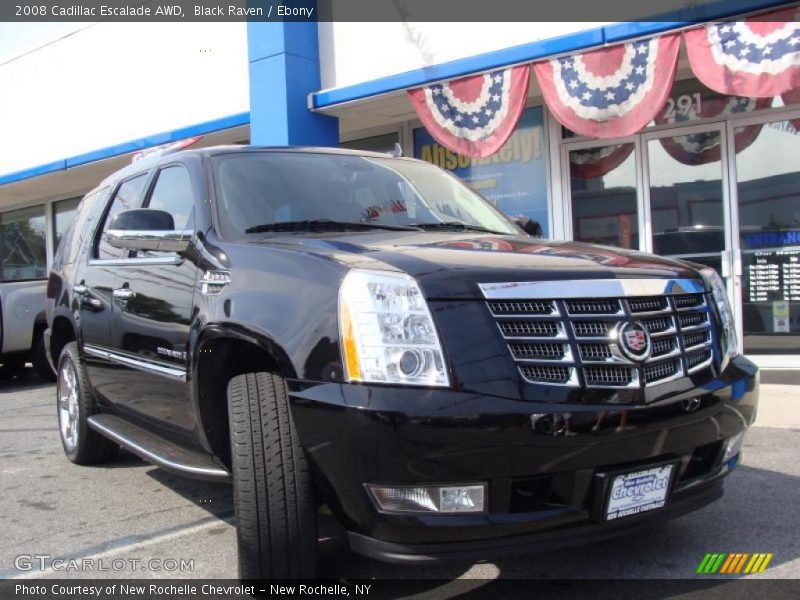 Black Raven / Ebony 2008 Cadillac Escalade AWD