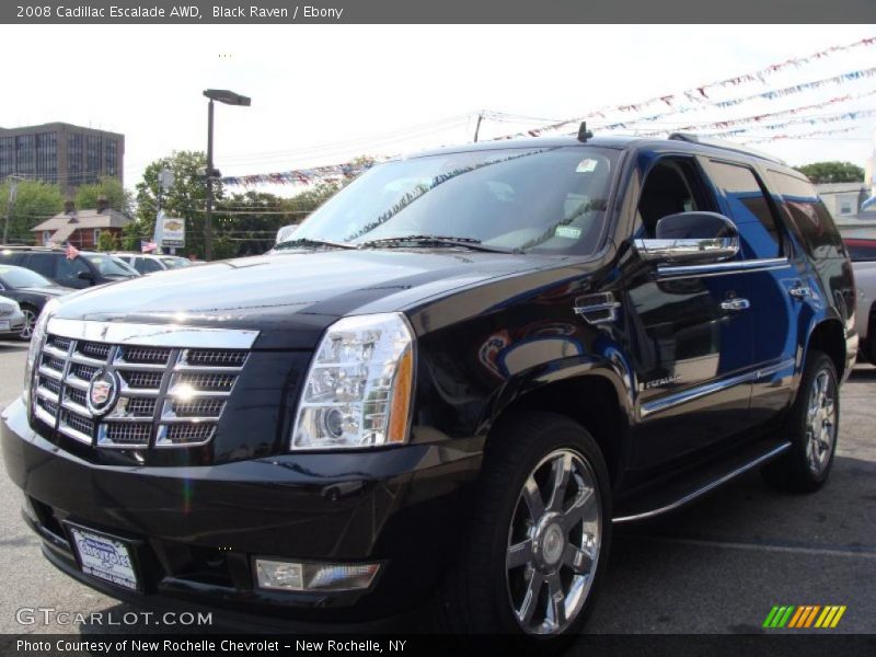 Black Raven / Ebony 2008 Cadillac Escalade AWD