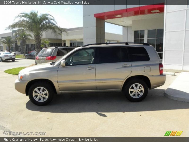 Sonora Gold Metallic / Ivory Beige 2006 Toyota Highlander I4