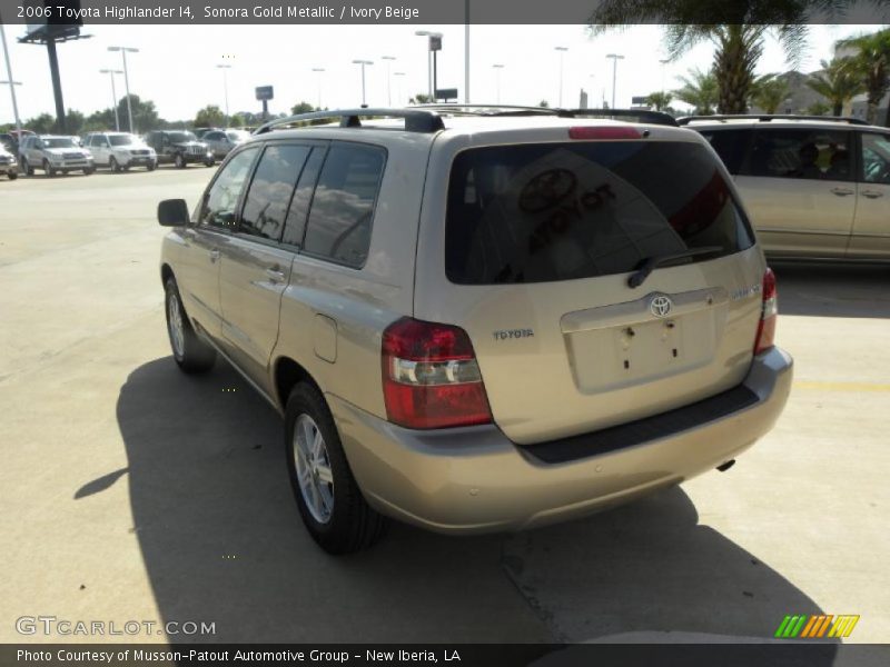 Sonora Gold Metallic / Ivory Beige 2006 Toyota Highlander I4