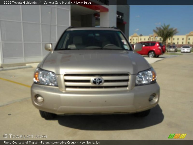 Sonora Gold Metallic / Ivory Beige 2006 Toyota Highlander I4
