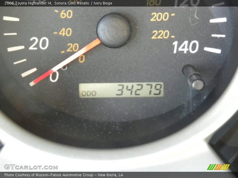 Sonora Gold Metallic / Ivory Beige 2006 Toyota Highlander I4