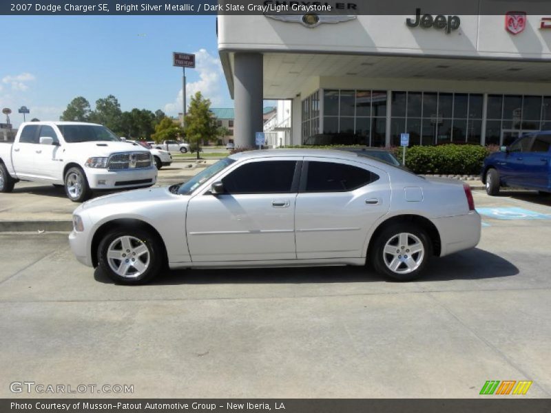 Bright Silver Metallic / Dark Slate Gray/Light Graystone 2007 Dodge Charger SE