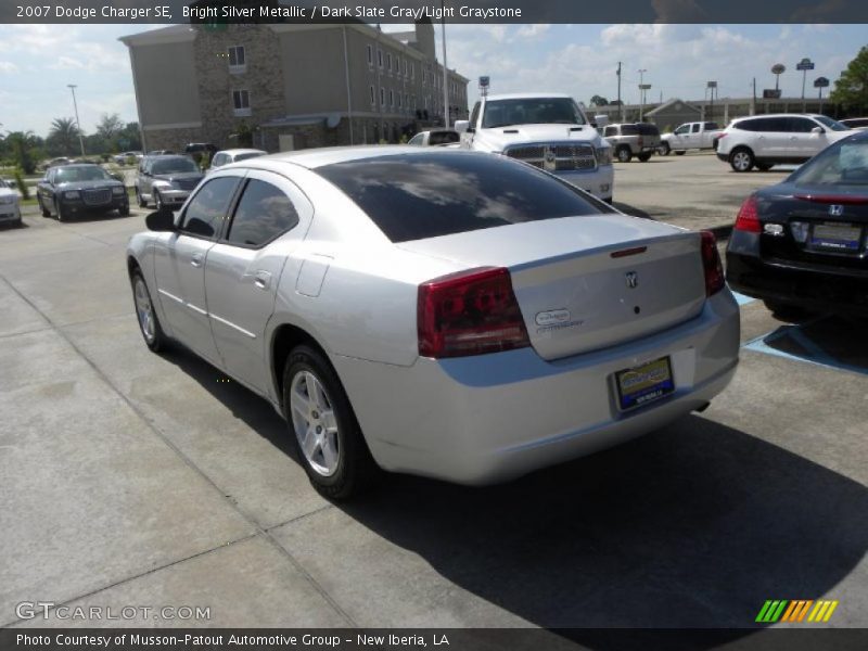Bright Silver Metallic / Dark Slate Gray/Light Graystone 2007 Dodge Charger SE