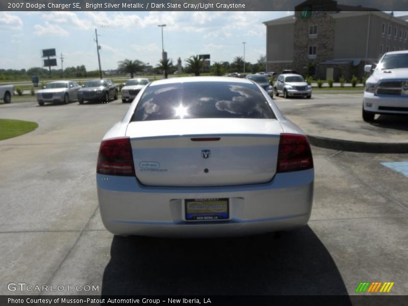 Bright Silver Metallic / Dark Slate Gray/Light Graystone 2007 Dodge Charger SE