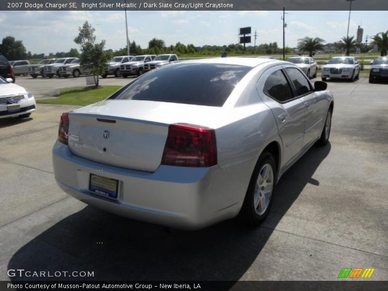 Bright Silver Metallic / Dark Slate Gray/Light Graystone 2007 Dodge Charger SE