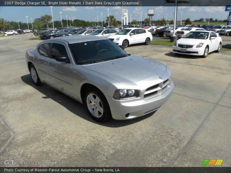Bright Silver Metallic / Dark Slate Gray/Light Graystone 2007 Dodge Charger SE