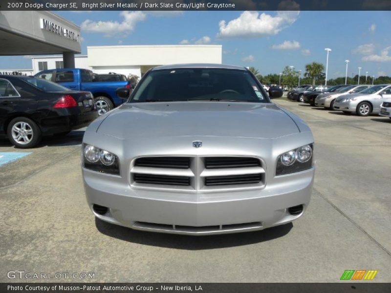 Bright Silver Metallic / Dark Slate Gray/Light Graystone 2007 Dodge Charger SE
