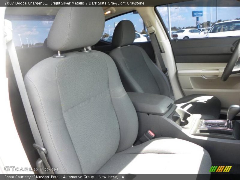 Bright Silver Metallic / Dark Slate Gray/Light Graystone 2007 Dodge Charger SE
