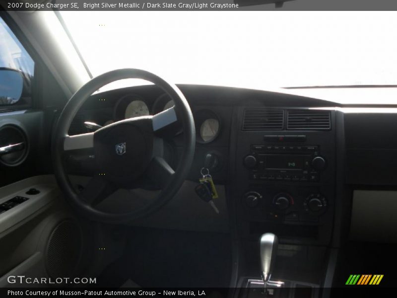 Bright Silver Metallic / Dark Slate Gray/Light Graystone 2007 Dodge Charger SE