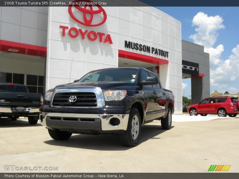 Black / Graphite Gray 2008 Toyota Tundra SR5 CrewMax