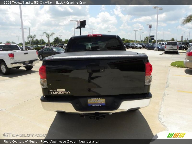 Black / Graphite Gray 2008 Toyota Tundra SR5 CrewMax