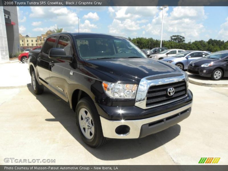 Black / Graphite Gray 2008 Toyota Tundra SR5 CrewMax