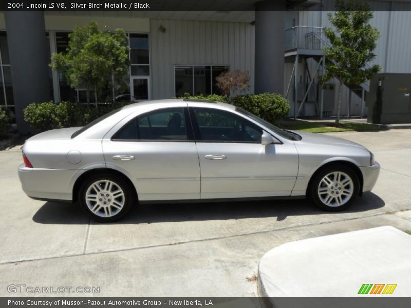 Silver Birch Metallic / Black 2004 Lincoln LS V8