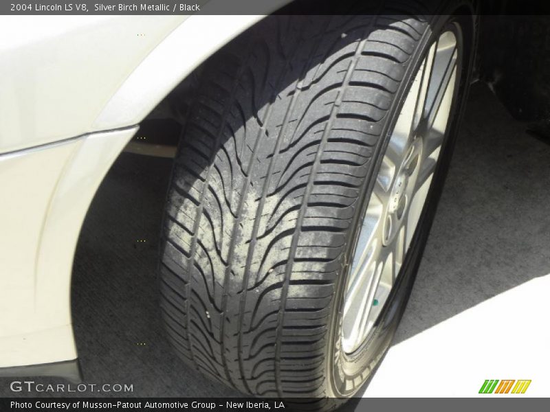 Silver Birch Metallic / Black 2004 Lincoln LS V8