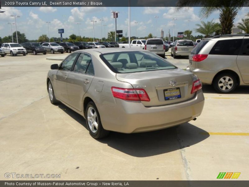 Desert Sand Metallic / Bisque 2009 Toyota Camry LE