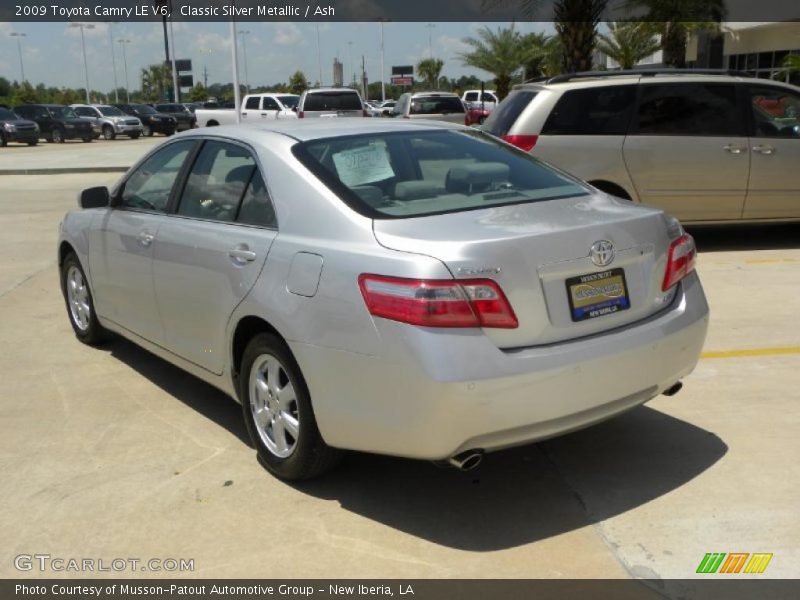 Classic Silver Metallic / Ash 2009 Toyota Camry LE V6
