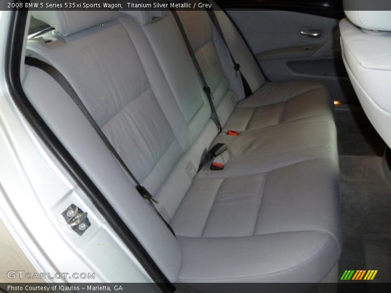Titanium Silver Metallic / Grey 2008 BMW 5 Series 535xi Sports Wagon