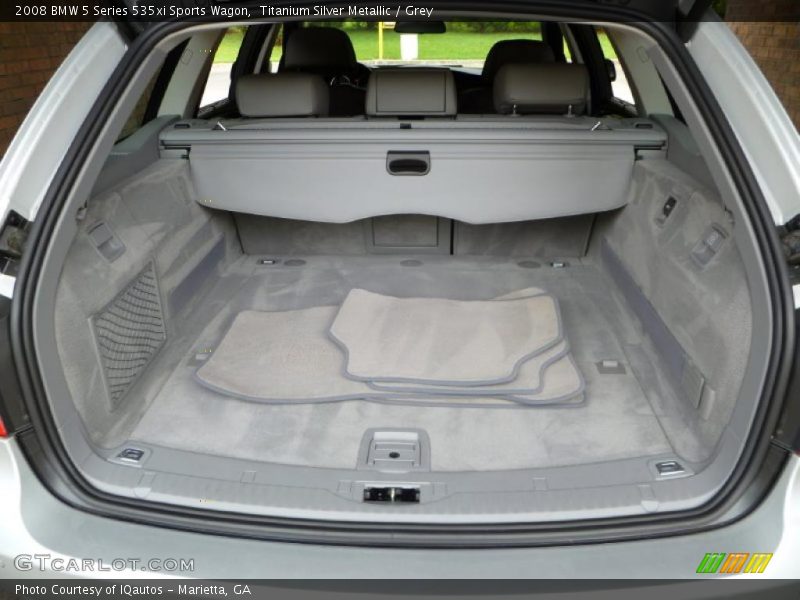 Titanium Silver Metallic / Grey 2008 BMW 5 Series 535xi Sports Wagon