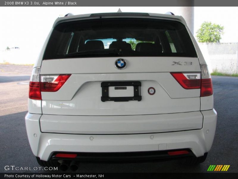 Alpine White / Black 2008 BMW X3 3.0si