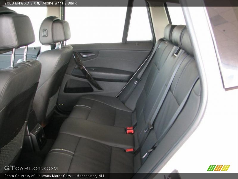 Alpine White / Black 2008 BMW X3 3.0si