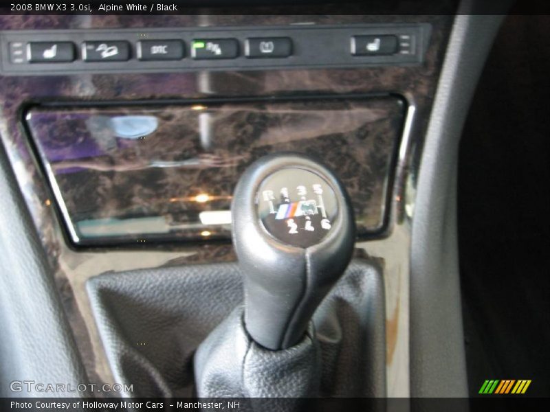 Alpine White / Black 2008 BMW X3 3.0si