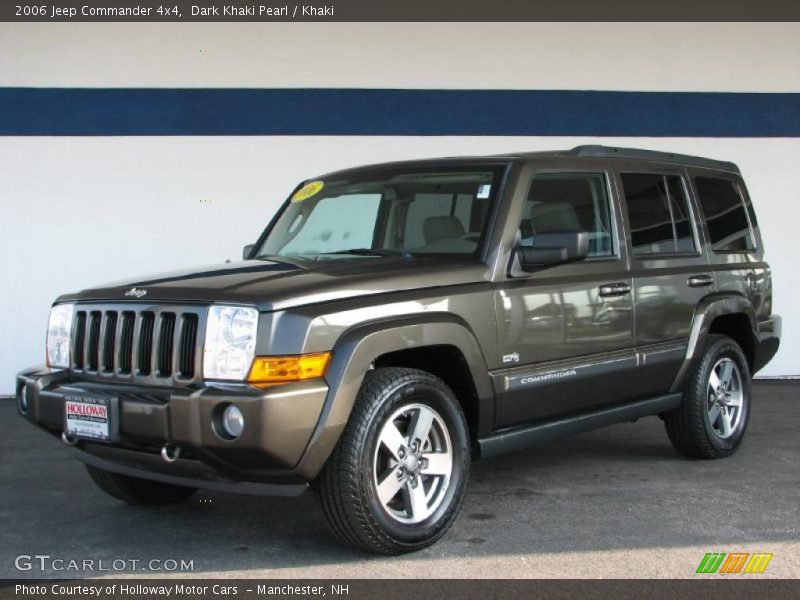Dark Khaki Pearl / Khaki 2006 Jeep Commander 4x4