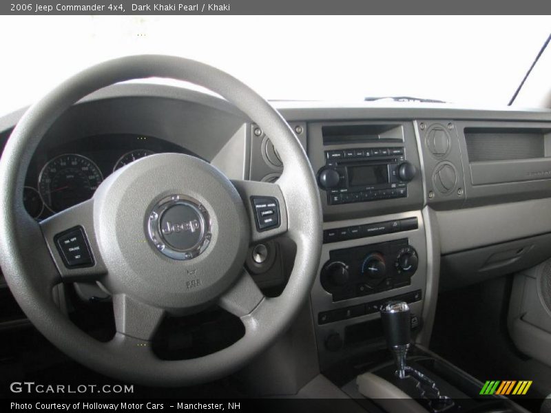 Dark Khaki Pearl / Khaki 2006 Jeep Commander 4x4