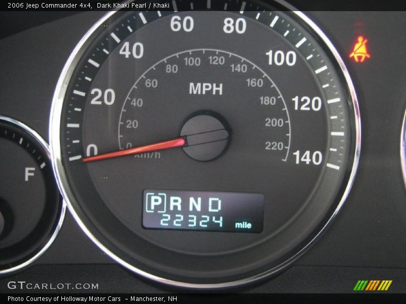 Dark Khaki Pearl / Khaki 2006 Jeep Commander 4x4