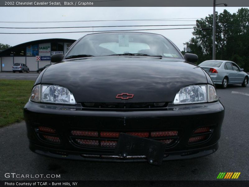 Black / Graphite 2002 Chevrolet Cavalier Sedan