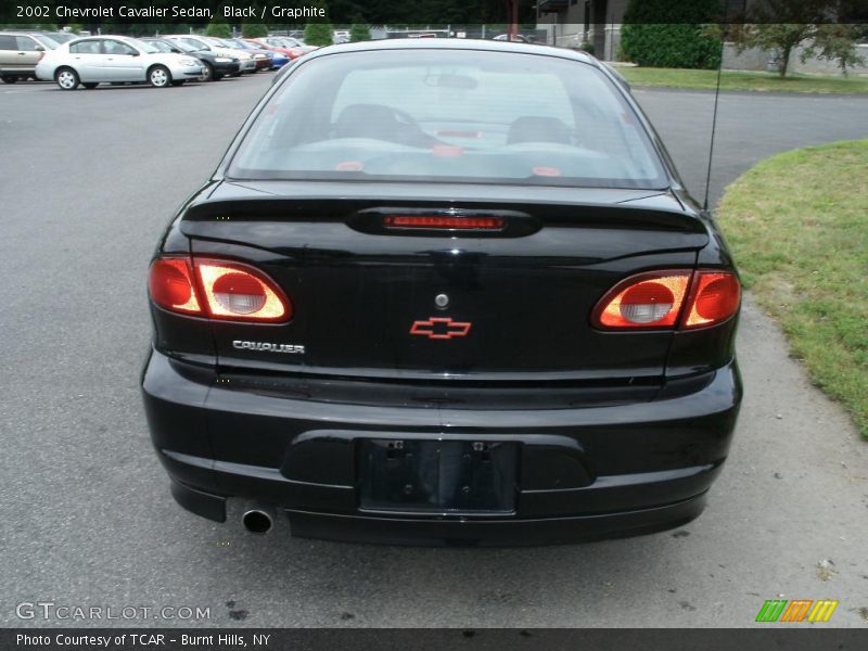 Black / Graphite 2002 Chevrolet Cavalier Sedan